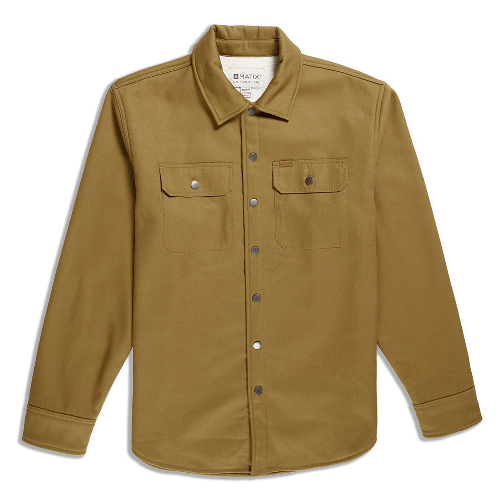 Globe Twill Sherpa Shirt Jacket – MatixClothing